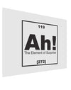 Ah the Element of Surprise Funny Science Matte Poster Print Landscape - Choose Size by TooLoud-Poster Print-TooLoud-17x11"-Davson Sales