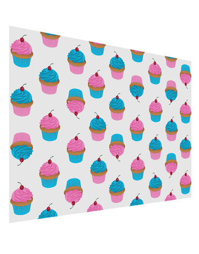 Cute Cupcakes AOP Matte Poster Print Landscape - Choose Size-Poster Print-TooLoud-17x11"-Davson Sales