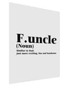 Funcle - Fun Uncle Matte Poster Print Portrait - Choose Size by TooLoud-TooLoud-11x17"-Davson Sales