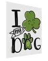 I Shamrock my Dog Matte Poster Print Portrait - 11x17 Inch-Poster-TooLoud-Davson Sales