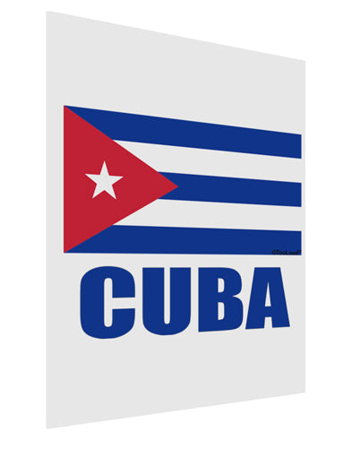 Cuba Flag Cuban Pride Matte Poster Print Portrait - Choose Size by TooLoud-Poster Print-TooLoud-11x17"-Davson Sales