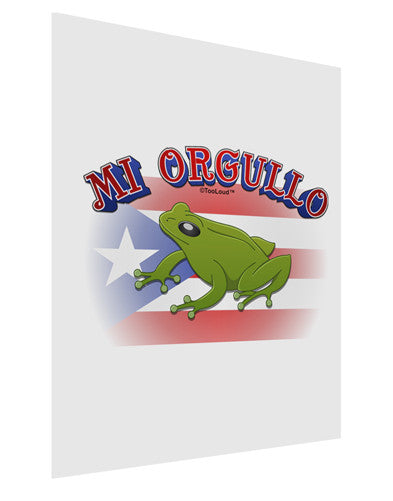 Mi Orgullo Coqui Matte Poster Print Portrait - Choose Size-Poster Print-TooLoud-11x17"-Davson Sales