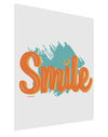 Smile Matte Poster Print Portrait - 11x17 Inch