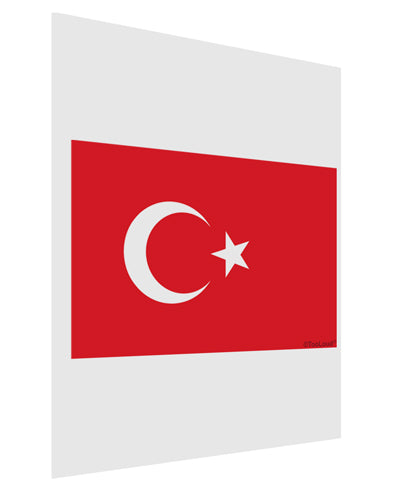 Turkey Flag Matte Poster Print Portrait - Choose Size by TooLoud-Poster Print-TooLoud-11x17"-Davson Sales