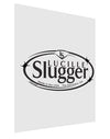 Lucille Slugger Logo Matte Poster Print Portrait - Choose Size by TooLoud-Poster Print-TooLoud-11x17"-Davson Sales