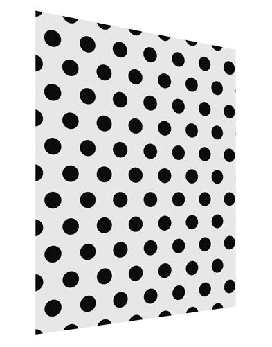 Black Polka Dots on White Matte Poster Print Portrait - Choose Size by TooLoud-Poster Print-TooLoud-11x17"-Davson Sales