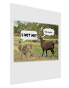 Angry Standing Llamas Matte Poster Print Portrait - Choose Size by TooLoud-Poster Print-TooLoud-11x17"-Davson Sales