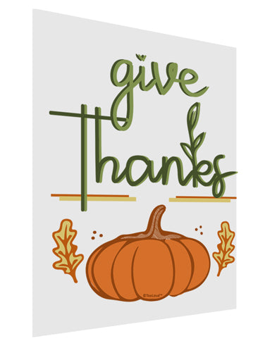 Give Thanks Matte Poster Print Portrait - 11x17 Inch-Poster-TooLoud-Davson Sales