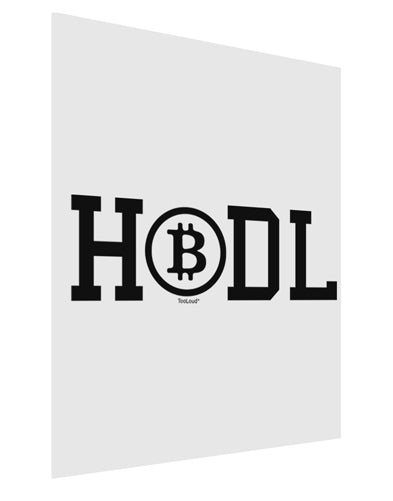 HODL Bitcoin Matte Poster Print Portrait - 11x17 Inch-Poster-TooLoud-Davson Sales