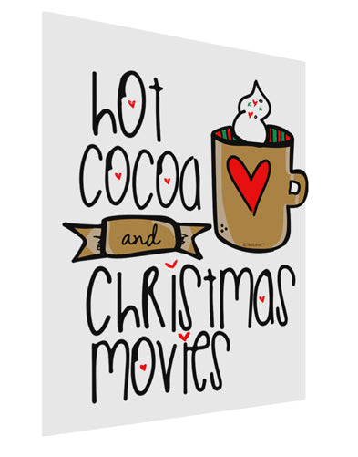Hot Cocoa and Christmas Movies Matte Poster Print Portrait - 11x17 Inch-Poster-TooLoud-Davson Sales