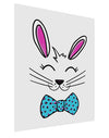 Happy Easter Bunny Face Matte Poster Print Portrait - 11x17 Inch
