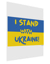 I stand with Ukraine Flag Matte Poster Print Portrait - 11x17 Inch-Poster-TooLoud-Davson Sales