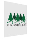 Run Forest Run Funny Matte Poster Print Portrait - Choose Size by TooLoud-TooLoud-11x17"-Davson Sales