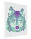 Geometric Wolf Head Matte Poster Print Portrait - Choose Size by TooLoud-Poster Print-TooLoud-11x17"-Davson Sales