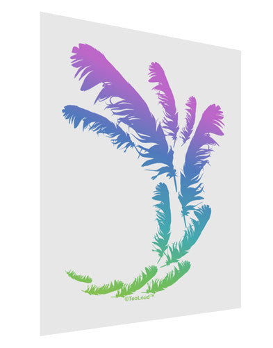 Tropical Feathers Matte Poster Print Portrait - Choose Size-Poster Print-TooLoud-11x17"-Davson Sales