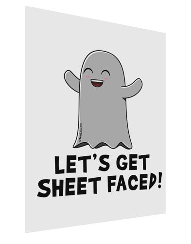 Let's Get Sheet Faced Matte Poster Print Portrait - Choose Size by TooLoud-Poster Print-TooLoud-11x17"-Davson Sales