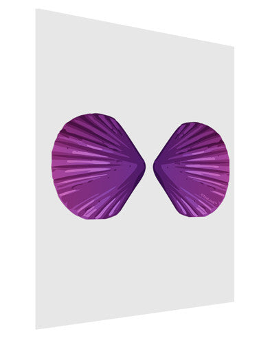 Mermaid Shell Bra Purple Matte Poster Print Portrait - Choose Size by -  Davson Sales
