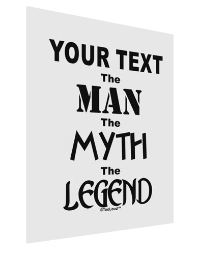 Personalized The Man The Myth The Legend Matte Poster Print Portrait - Choose Size by TooLoud-Poster Print-TooLoud-11x17"-Davson Sales