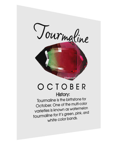 Birthstone Tourmaline Matte Poster Print Portrait - Choose Size by TooLoud