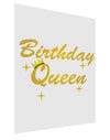 Birthday Queen Text Matte Poster Print Portrait - Choose Size by TooLoud-TooLoud-11x17"-Davson Sales