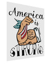 America is Strong We will Overcome This Matte Poster Print Portrait - 11x17 Inch-Poster-TooLoud-Davson Sales