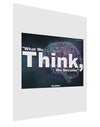 What We Think Buddha Matte Poster Print Portrait - Choose Size-Poster Print-TooLoud-11x17"-Davson Sales