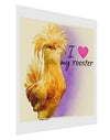 I Heart My Rooster Matte Poster Print Portrait - Choose Size-Poster Print-TooLoud-11x17"-Davson Sales