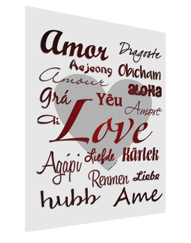 Love Languages Matte Poster Print Portrait - Choose Size by TooLoud-Poster Print-TooLoud-11x17"-Davson Sales