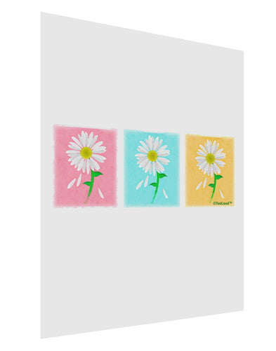 Pretty Daisies Watercolor Matte Poster Print Portrait - Choose Size-Poster Print-TooLoud-11x17"-Davson Sales