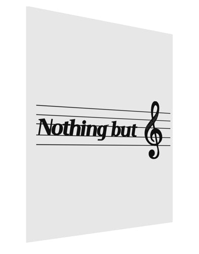 Nothing But Treble Music Pun Matte Poster Print Portrait - Choose Size by TooLoud-Poster Print-TooLoud-11x17"-Davson Sales