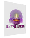 Happy Diwali Purple Candle Matte Poster Print Portrait - Choose Size by TooLoud-Poster Print-TooLoud-11x17"-Davson Sales