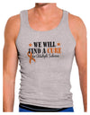 MS - We Will Find A Cure Mens Ribbed Tank Top-Mens Ribbed Tank Top-TooLoud-Heather-Gray-Small-Davson Sales