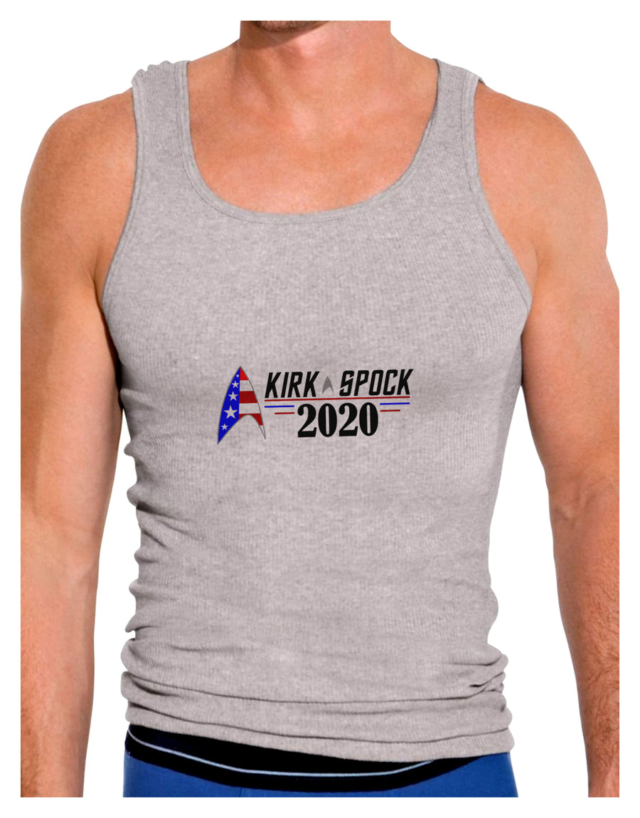 Kirk Spock 2020 Funny Mens Ribbed Tank Top by TooLoud-Mens Ribbed Tank Top-TooLoud-White-Small-Davson Sales