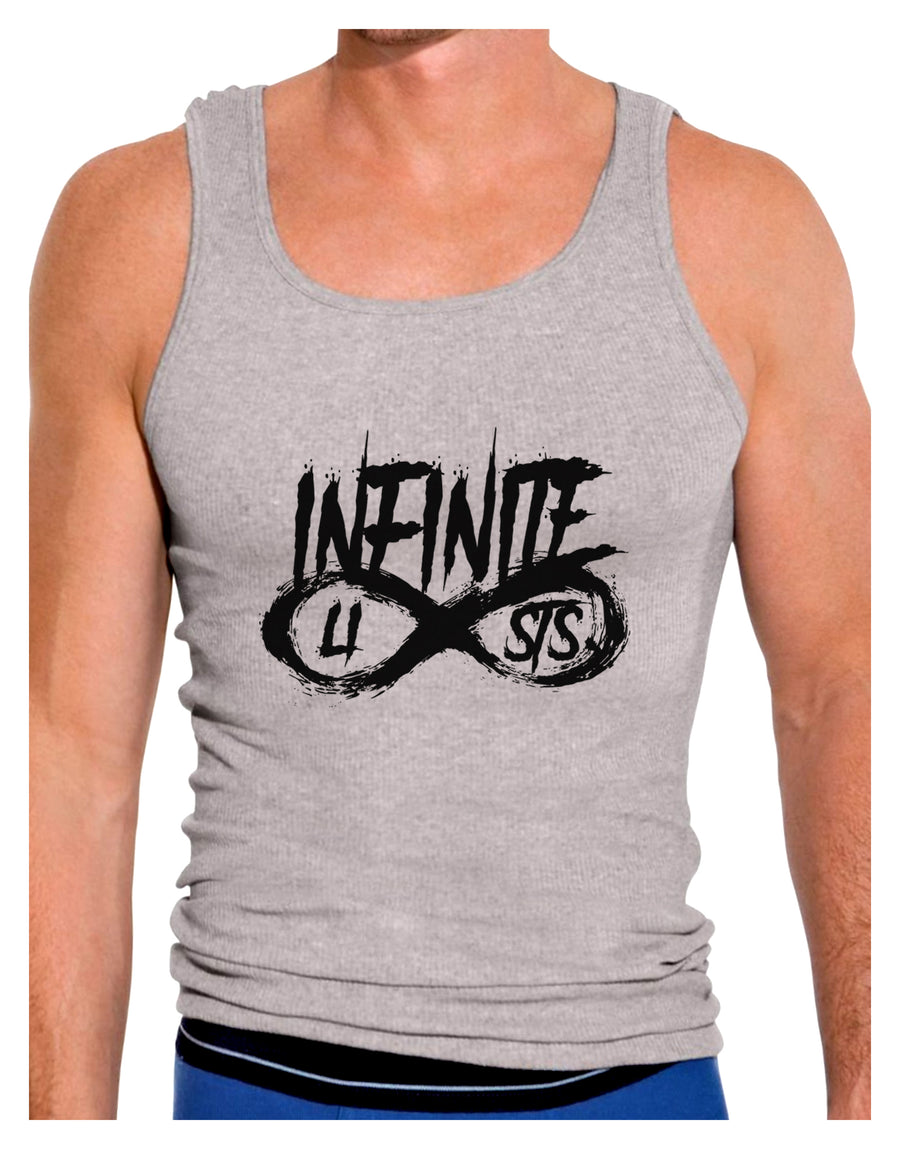 Infinite Lists Mens Ribbed Tank Top by TooLoud-TooLoud-White-Small-Davson Sales