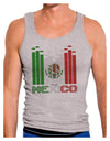 Mexican Flag Levels - Cinco De Mayo Text Mens Ribbed Tank Top-Mens Ribbed Tank Top-TooLoud-Heather-Gray-Small-Davson Sales