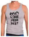 Hardcore Feminist Mens Ribbed Tank Top-Mens Ribbed Tank Top-TooLoud-Heather-Gray-Small-Davson Sales