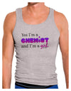 Yes I am a Chemist Girl Mens Ribbed Tank Top-Mens Ribbed Tank Top-TooLoud-Heather-Gray-Small-Davson Sales