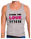 Stand For Love Pink Mens Ribbed Tank Top-Mens Ribbed Tank Top-TooLoud-Heather-Gray-Small-Davson Sales