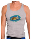 Turtle Watercolor Mens Ribbed Tank Top-Mens Ribbed Tank Top-TooLoud-Heather-Gray-Small-Davson Sales