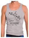 Personalized Mr and Mr -Name- Established -Date- Design Mens Ribbed Tank Top-Mens Ribbed Tank Top-TooLoud-Heather-Gray-Small-Davson Sales