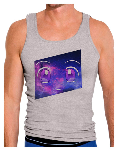 Cute Cosmic Eyes Mens Ribbed Tank Top-Mens Ribbed Tank Top-TooLoud-Heather-Gray-Small-Davson Sales