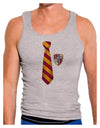 Wizard Tie Red and Yellow Mens Ribbed Tank Top-Mens Ribbed Tank Top-TooLoud-Heather-Gray-Small-Davson Sales