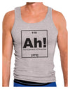 Ah the Element of Surprise Funny Science Mens Ribbed Tank Top by TooLoud-Mens Ribbed Tank Top-TooLoud-Heather-Gray-Small-Davson Sales