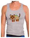 Cute Taco Tiger Mens Ribbed Tank Top-Mens Ribbed Tank Top-TooLoud-Heather-Gray-Small-Davson Sales