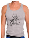 Gemini Illustration Mens Ribbed Tank Top-Mens Ribbed Tank Top-TooLoud-Heather-Gray-Small-Davson Sales