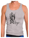 Virgo Illustration Mens Ribbed Tank Top-Mens Ribbed Tank Top-TooLoud-Heather-Gray-Small-Davson Sales