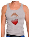 Heart on Puppet Strings Mens Ribbed Tank Top-Mens Ribbed Tank Top-TooLoud-Heather-Gray-Small-Davson Sales