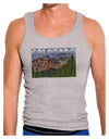 Colorado Mountains Forrest Text Mens Ribbed Tank Top-Mens Ribbed Tank Top-TooLoud-Heather-Gray-Small-Davson Sales