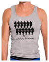 Twelve Drummers Drumming Text Mens Ribbed Tank Top-Mens Ribbed Tank Top-TooLoud-Heather-Gray-Small-Davson Sales