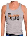 It's Halloween Witches Hat Mens Ribbed Tank Top-Mens Ribbed Tank Top-TooLoud-Heather-Gray-Small-Davson Sales